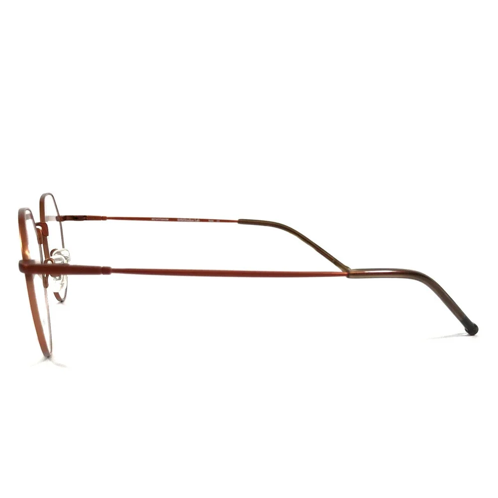 Gigi Studios Eyeglasses Frame DETROIT 8069/8 Matte Rust Bronze Brown 49-20-140